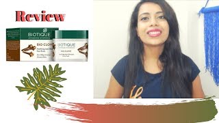 BIOTIQUE Bio- Clove ANTI BLEMISH FACE PACK | Oily \u0026 Pimple Prone Skin | Review