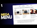Design A Responsive Mega Menu Using HTML, CSS and JavaScript (Part 1)