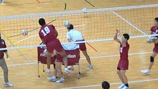 A terrible painful spike (Japanese university game)