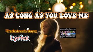 As Long as you love me『Backstreets Boys』Full Cover  by 七元