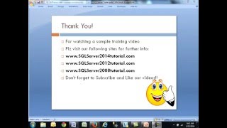 MS SQL Server 2014 training - MS SQL 2014 Agent