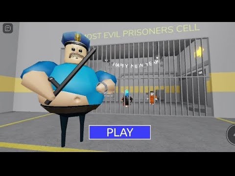 Roblox Escaping Jail Escape Barry S Prison Obby Cursed Prison Youtube