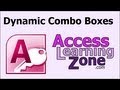Microsoft Access Two Dynamic Combo Boxes - Cascading Combo Boxes