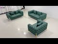 cozylife modern chesterfield sofa set