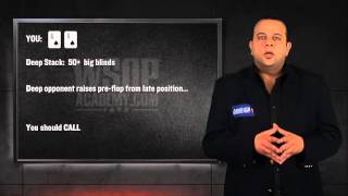 WSOP Academy (Chapter 9) - Lesson 01 - Importance of Stack Size