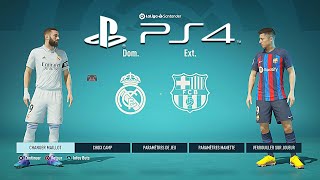 REAL MADRID vs FC BARCELONA FIFA 23 PS4 Gameplay Career Mode 4K HDR