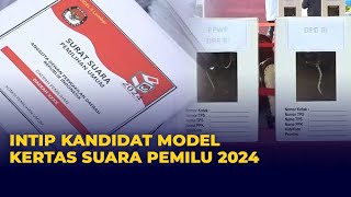 KPU Gelar Simulasi Pemilu 2024, Pamerkan Kandidat Model Kertas Suara Baru