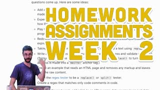 2.10: Homework Assignments Week 2 - Programming with Text