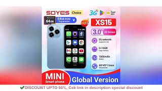 SOYES XS15 Mini Android8.1 Smart Phone 3.0 Inch Display 2GB RAM 16GB ROM Dual SIM Standby Play Store