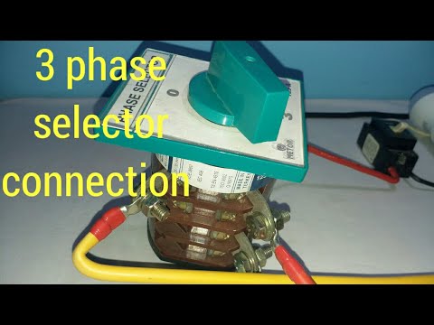 How To Do 125 Amp 3 Phase Selector Wiring Connection .3 Phase Rotary ...