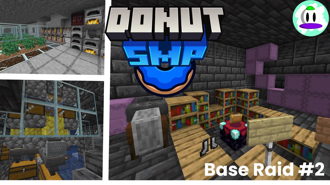 Donut Smp Base Raid 2 We Jumped People Youtube