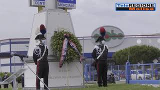 Inaugurato a Campobasso il monumento dell'Arma dei Carabinieri che omaggia gli '...