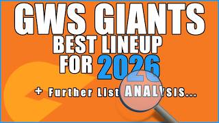 GWS Giants 2026 Best 23 REVEALED 🔥 | Depth Chart, List Profile & How the Giants Built It