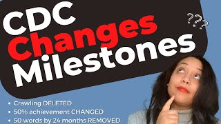 CDC Changes Milestones: How This Affects Early Intervention and New Language Expectations