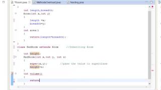 Java Programming Tutorial-27- Single Inheritance Program