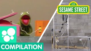 Sesame Street: Building Rube Goldberg Machines Compilation!