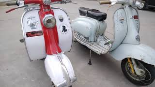 My Lambretta Ld150 mark3(1957)and S.2Tv175 super original