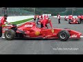 10x Ferrari F1 V8, V10, V12 - Start Grid Line Up at Spa!