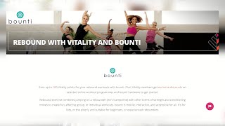 Bounce back with bounti and Vitality and get rewarded