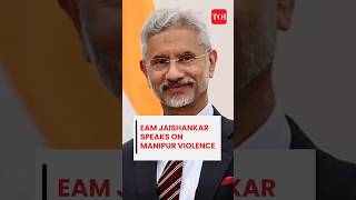 Manipur Violence: S Jaishankar says, Government is making efforts to bring normalcy to state