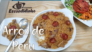 Arroz de pato ou peru, fácil, rápido e barato!!!! chef Helder Freire