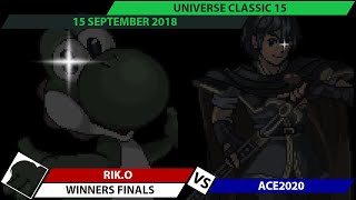 UC15 - Rik.O (Yoshi) vs Ace2020 (Marth) - SSF2 Beta Winners Finals