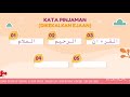 JAWI TAHUN 4: PERKATAAN PINJAMAN BAHASA ARAB (EJAAN JAWI MENGIKUT EJAAN ASAL)