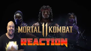 MIKE REACTS: Rain, Mileena & Rambo - Mortal Kombat 11 Kombat Pack 2 Reveal Trailer