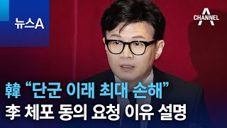 韓 “단군 이래 최대 손해”…15분간 李 체포 동의 요청 이유 설명 | 뉴스A