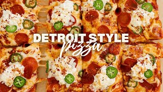 Detroit Style Pizza at home and even better!