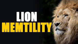 Lion Mentality Motivational Speech Video - the lion attitude (heart of a lion) motivational video