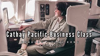 Review Cathay Pacific Business Class l Cathay Pacific Lounge (A330-300) Bangkok - Hong Kong 2023