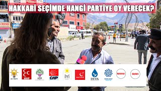 Hakkari'de Seçim Anketi: Çanlar Kimin İçin Çalıyor?