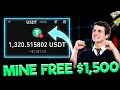 How To MINE FREE $1,500 USDT Sent To Your Trust Wallet Every 24 Hours || Free usdt mining site 2024