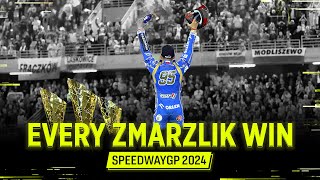 EVERY WIN! Zmarzlik's Record Breaking Run 🏆 | FIM Speedway Grand Prix