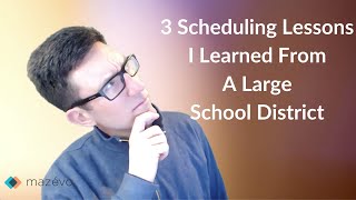 3 Facility Scheduling Lessons