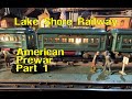 American Flyer Prewar O Gauge Pt 1 on Lionel T-Rail Lake Shore Railway Layout No 171