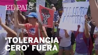 EE UU protesta por la separación de familias en la frontera