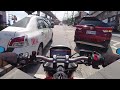 cb650r exhaust r11 full system 1st ride