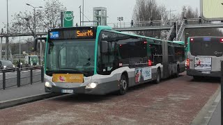 Bus RATP — Ligne TVM — Croix de Berny — St Maur Créteil — CITARO GC2 — N•5454