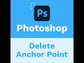 The Learnit Minute - Photoshop Delete Anchor Point #Photoshop #Shorts