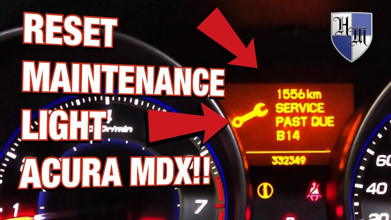 HOW TO RESET SERVICE MAINTENANCE/ OIL LIFE / MAINTENANCE LIGHT ON ACURA ...