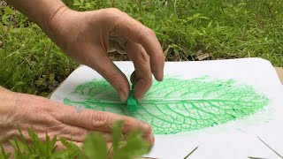 PITTER PATTERN Pastel Rubbings with Joyce Hesselberth