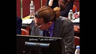Johnny Depp v. Amber Heard Defamation Trial “Jar of Dirt” meme #justiceforjohnnydepp