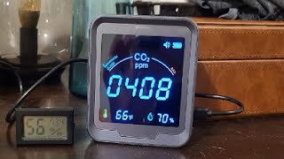 CO2 Detector, Aiment WiFi Smart Air Quality Monitor Review, Decent and useful