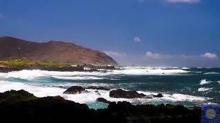 Ocean waves sounds || guided meditation || waterfall sounds || beach Walk || nature sounds ||