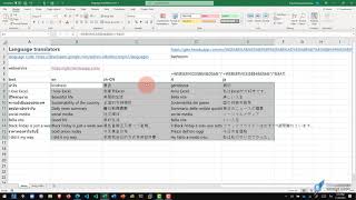 มาทำให้ Excel มีฟังก์ชันในการแปลภาษา (translate) ด้วย Webservice (Excel translate function)