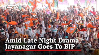 BJP's 16-Vote Victory In Karnataka's Jayanagar Seat After Late-Night Counting Drama