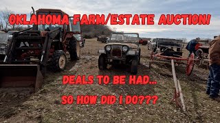 Oklahoma Farm/Estate Auction! How did I do at this one?