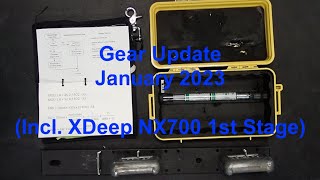 #103 - Scuba Diving Gear Update For January 2023 Including the XDeep NX700 First Stage Regulator